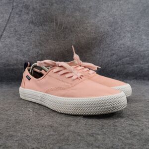 Sperry Shoes Womens 10 Sneakers Slip On Lifestyle Casual Lace Up Pink Preppy Low